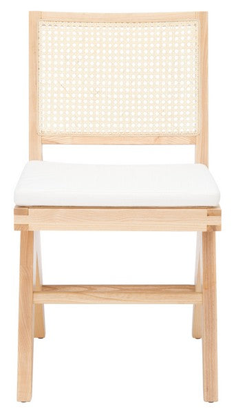 Colette Natural Rattan Dining Chair (Set of 2) - The Mayfair Hall