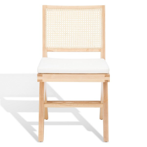 Colette Natural Rattan Dining Chair (Set of 2) - The Mayfair Hall