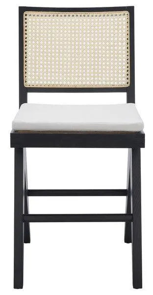 Safavieh Colette Black-Natural Rattan Counter Stool
