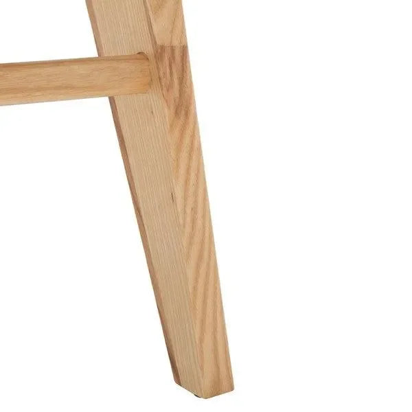 Colette Wood Counter Stool in Natural - The Mayfair Hall