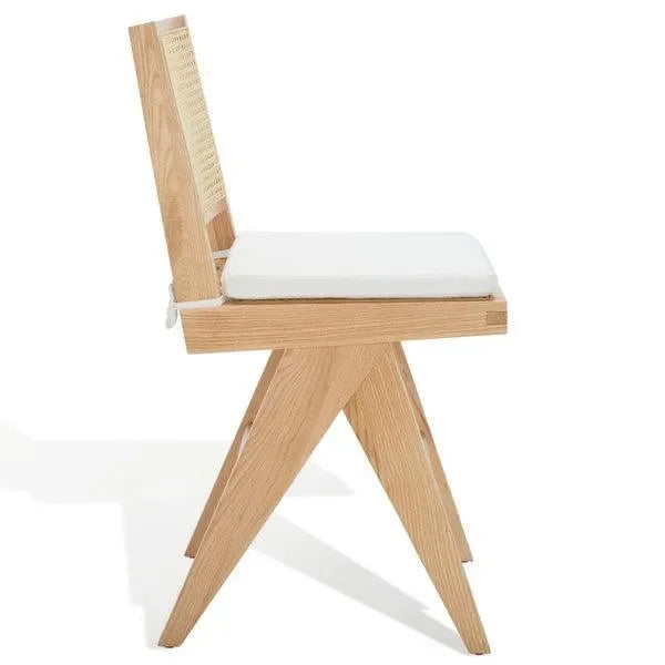 Colette Wood Counter Stool in Natural - The Mayfair Hall