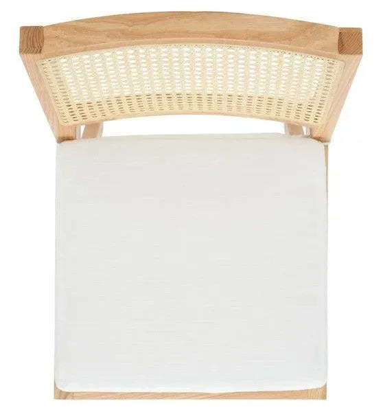 Colette Wood Counter Stool in Natural - The Mayfair Hall