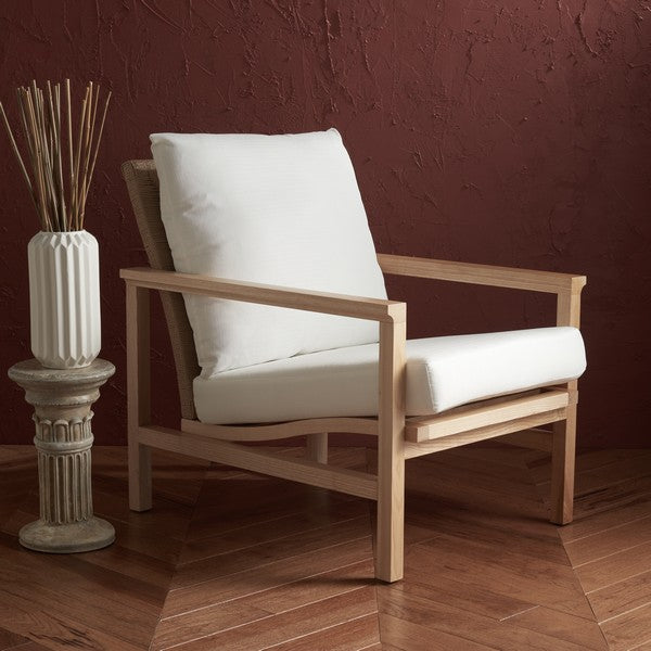 Emmalee Natural Cord Back Accent Chair - The Mayfair Hall
