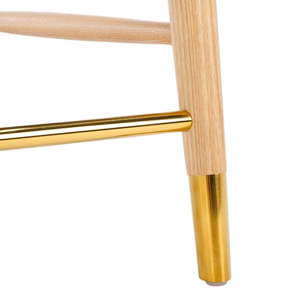 Rogue Rattan Counter Stool in Natural and White