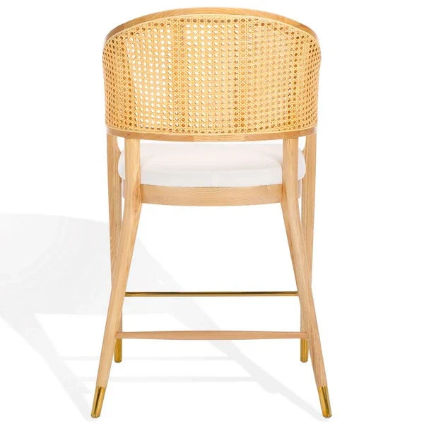 Safavieh Rogue Rattan Bar Stool - Thumbnail 2