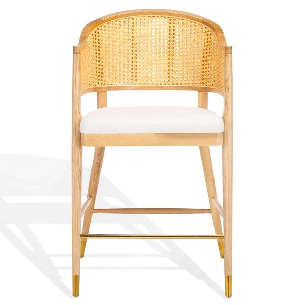 Safavieh Rogue Rattan Bar Stool - Thumbnail 3