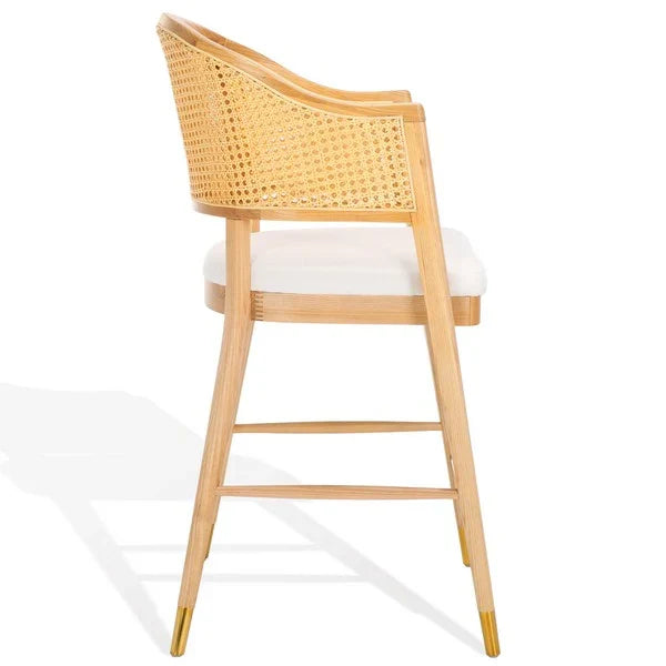 Safavieh Rogue Rattan Bar Stool - Thumbnail 4