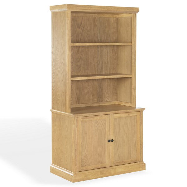 Haylina 4 Shelf Wood Bookcase in Natural