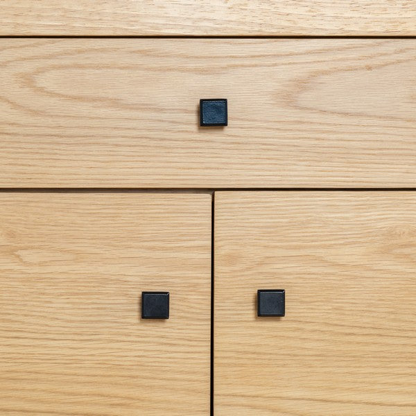 Francesco 4 Shelf Wood Bookcase in Natural