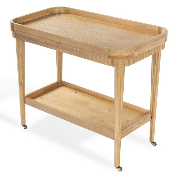 Feliciabriana Wood Bar Cart in Natural