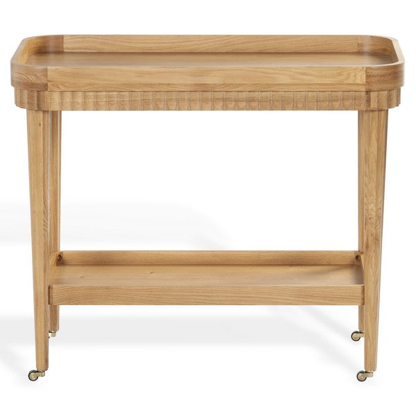 Feliciabriana Wood Bar Cart in Natural