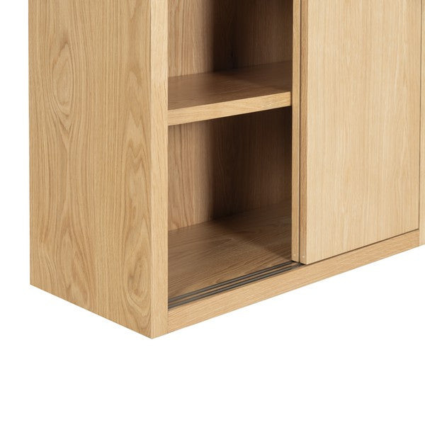 Elanna Wood 4 Shelf Bookcase in Natural