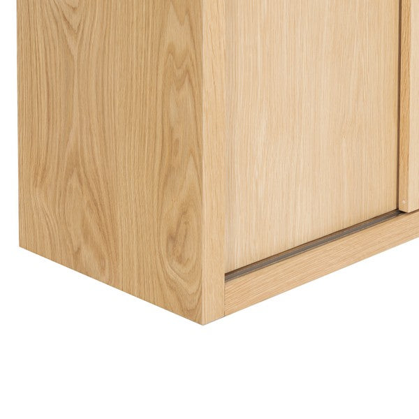 Elanna Wood 4 Shelf Bookcase in Natural