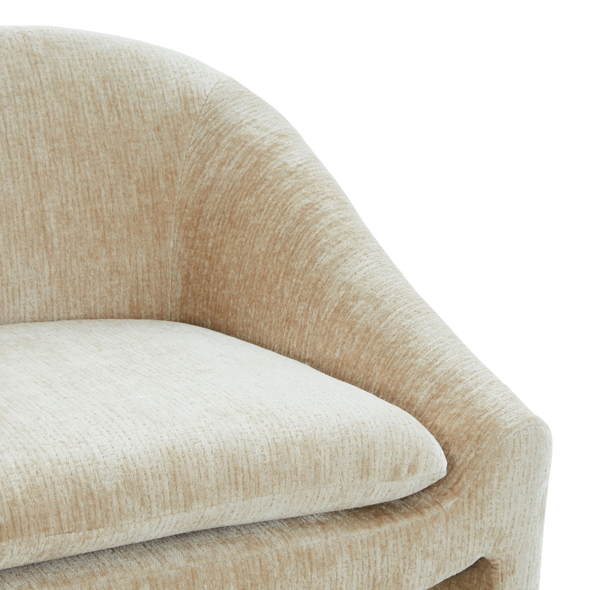 Kagan Chenille Counter Stool in Taupe