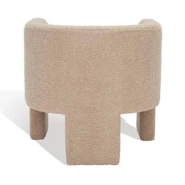 Safavieh Sammie 3 Leg Light Brown Accent Chair