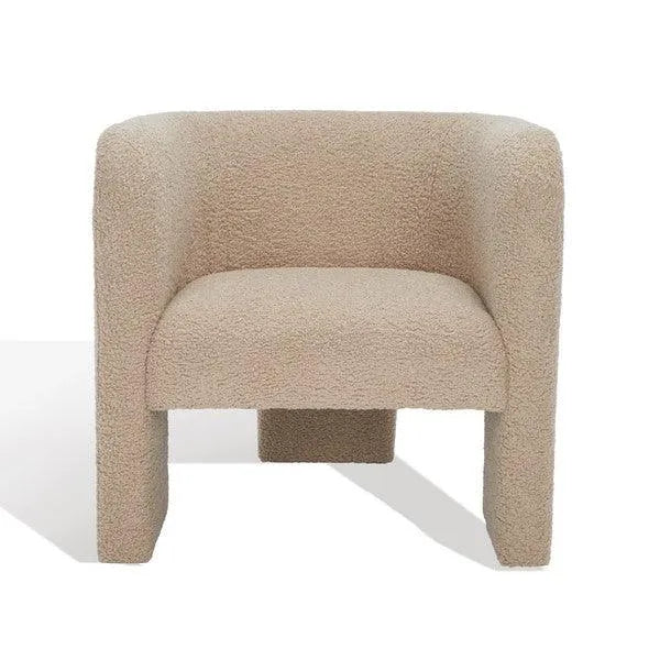 Safavieh Sammie 3 Leg Light Brown Accent Chair
