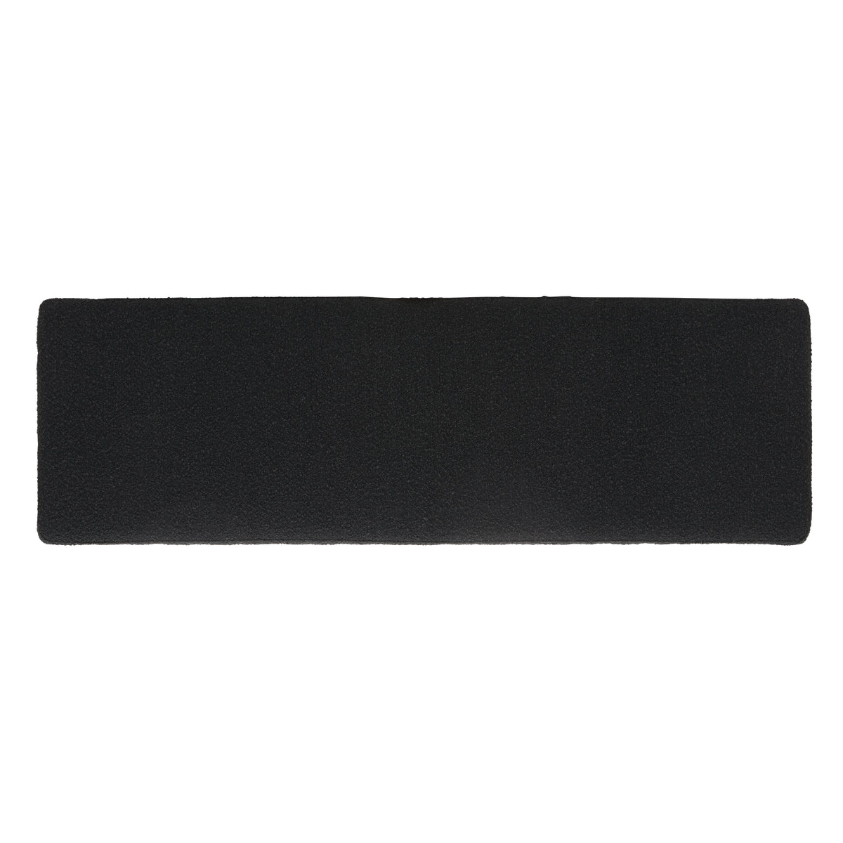Vianna Boucle Bench in Black and Natural