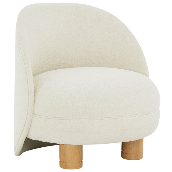 Gracelyn Ivory/Natural Boucle Accent Chair - The Mayfair Hall