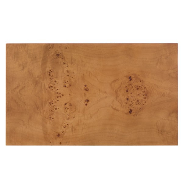 Tessly Burl Veneer Chest in Walnut Burl