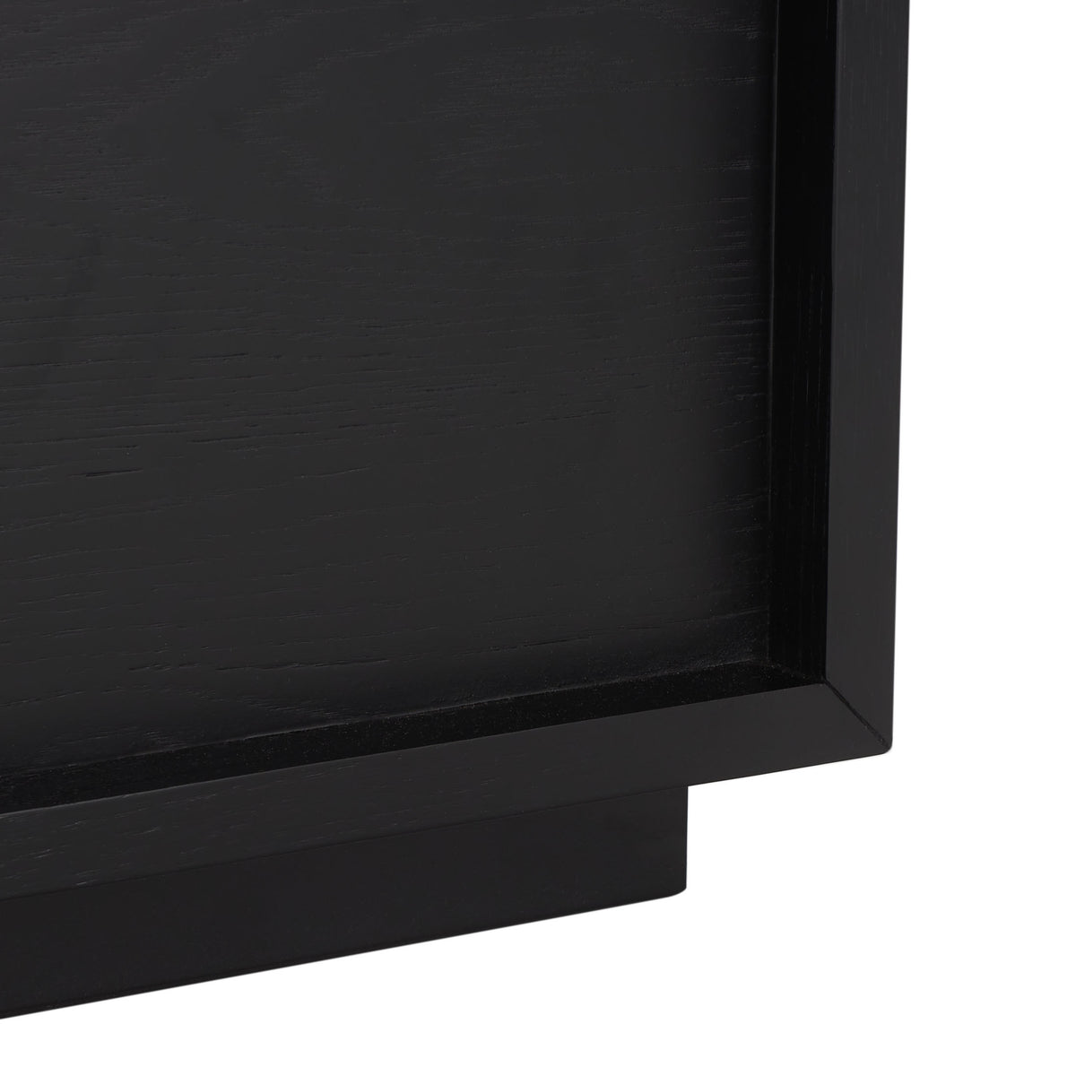 Zeus 6 Drawer Wood Dresser in Black