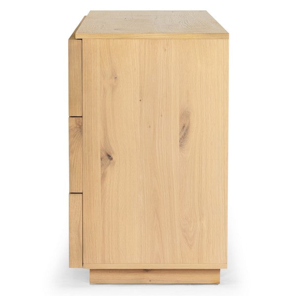 Zeus 6 Drawer Dresser in Natural