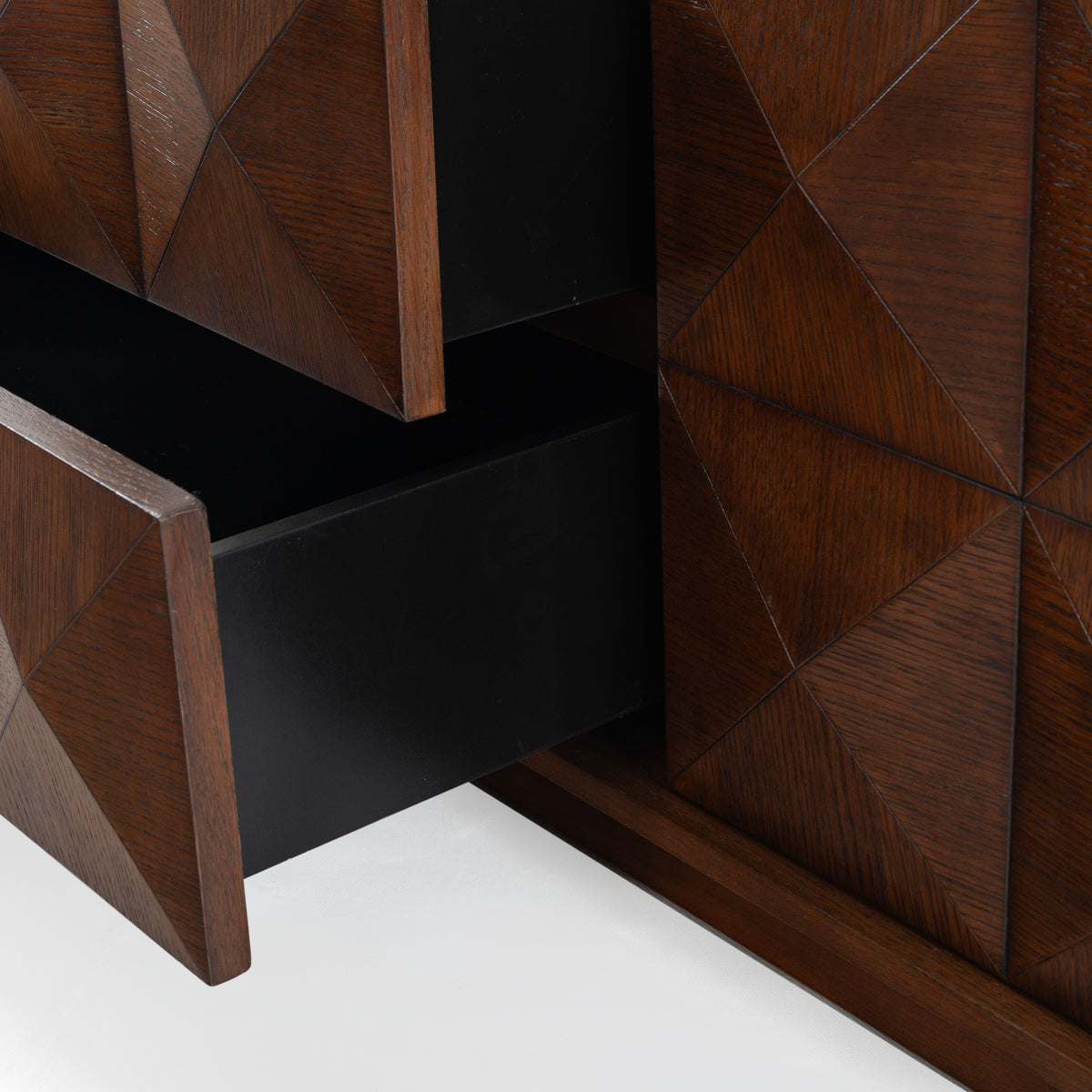 Patty 2 Door Wood Sideboard and Media Stand in Walnut