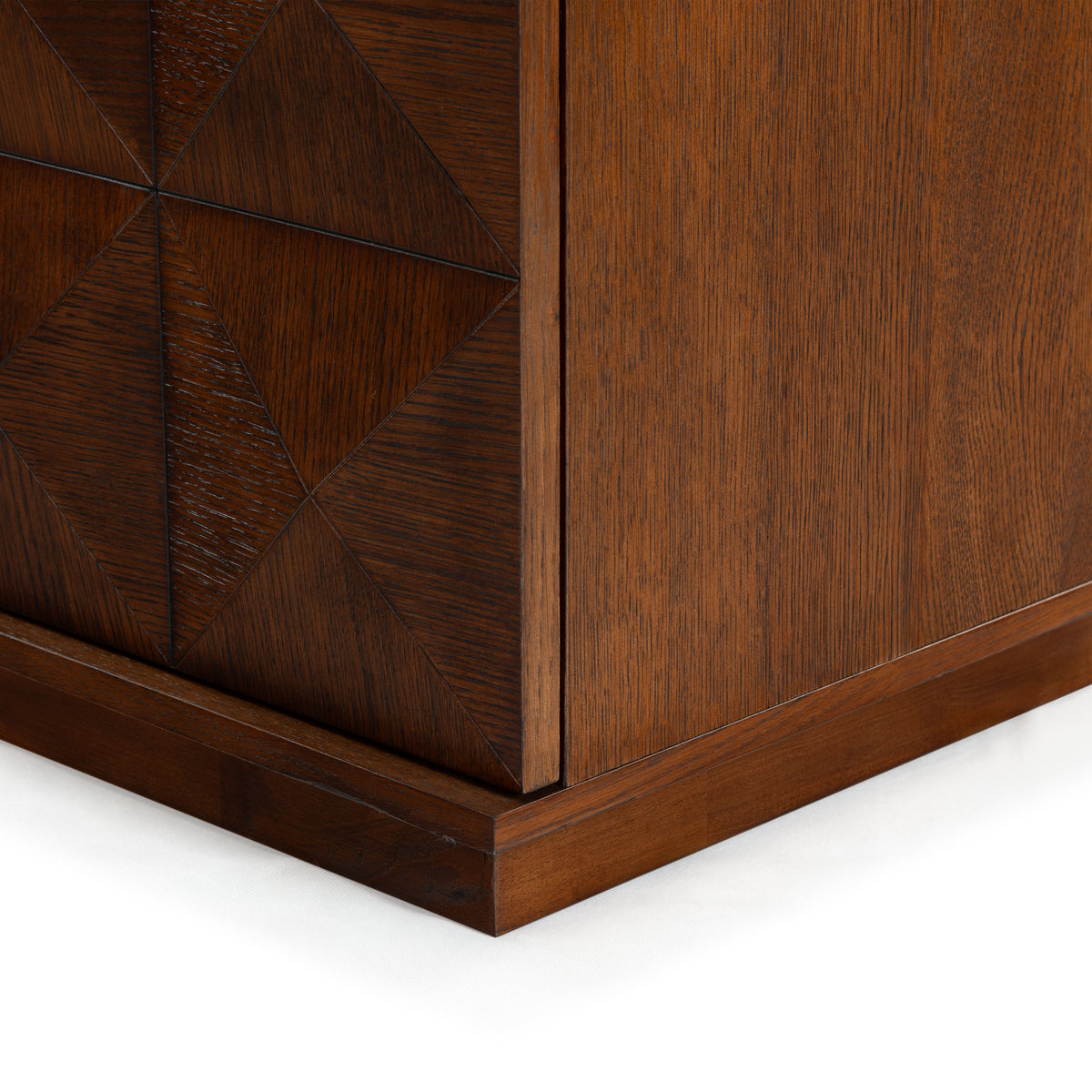 Patty 2 Door Wood Sideboard and Media Stand in Walnut