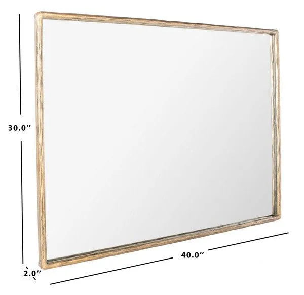 Trish Iron Mirror in Brass - The Mayfair Hall