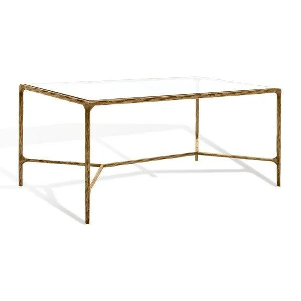 Safavieh Jessa Brass Metal Coffee Table