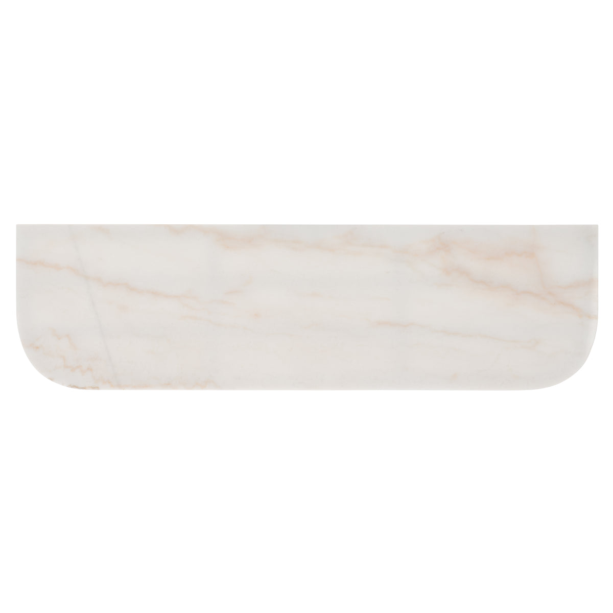 Janowsky Metal And Marble Console Table in Brass and White