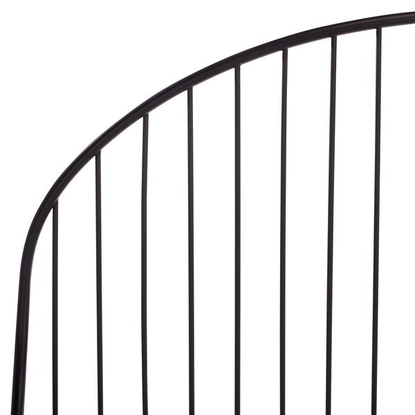 Sheeran Metal Spindle King Bed in Black