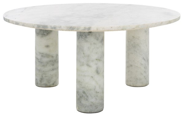 Giabella 3 Leg White Marble Coffee Table - The Mayfair Hall