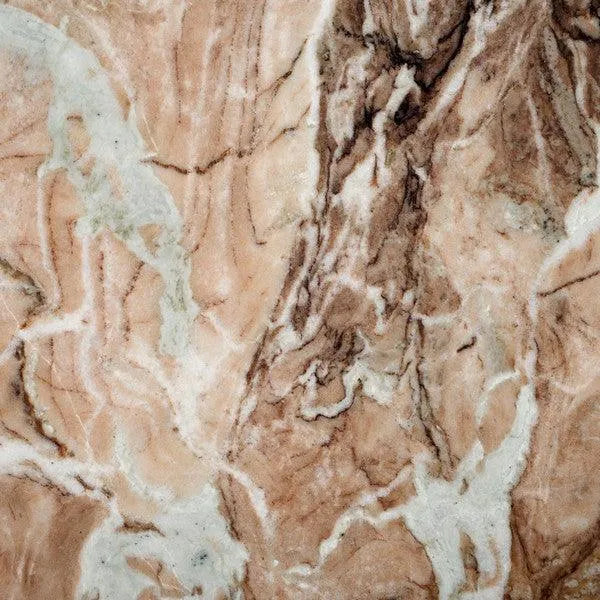 Safavieh Giabella White/Brown 3 Leg Marble Coffee Table