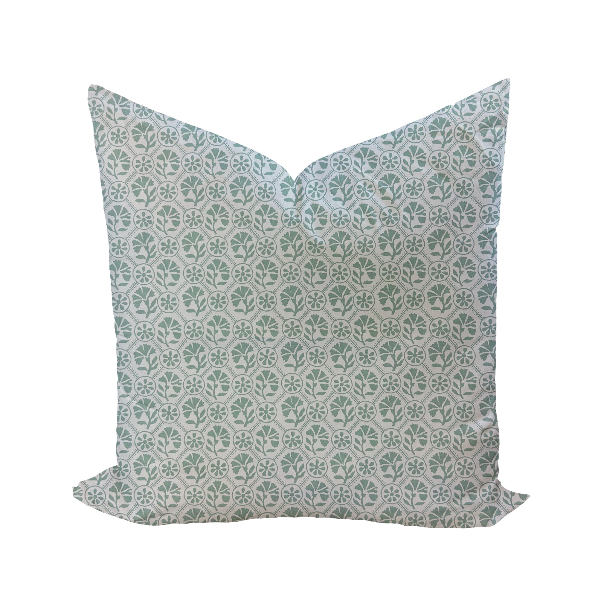 Sophie Pillow Cover in Seafoam
