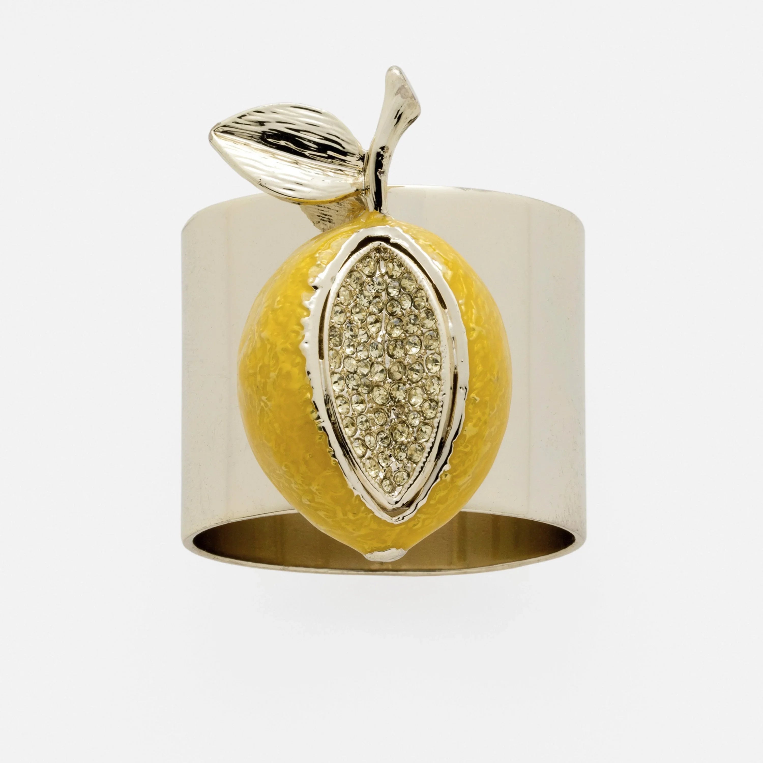 Lemon napkin rings, set of two - The Mayfair Hall