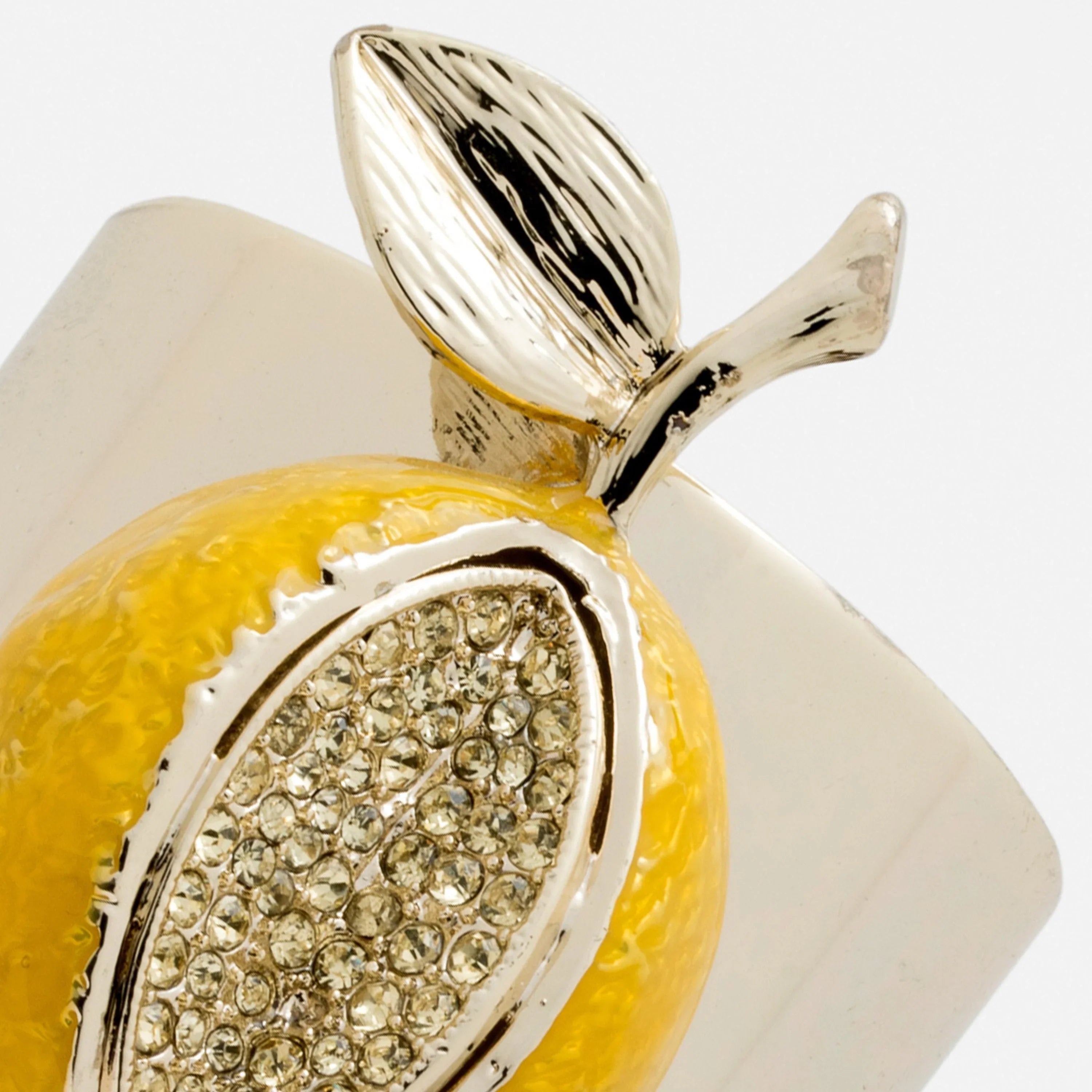 Lemon napkin rings, set of two - The Mayfair Hall