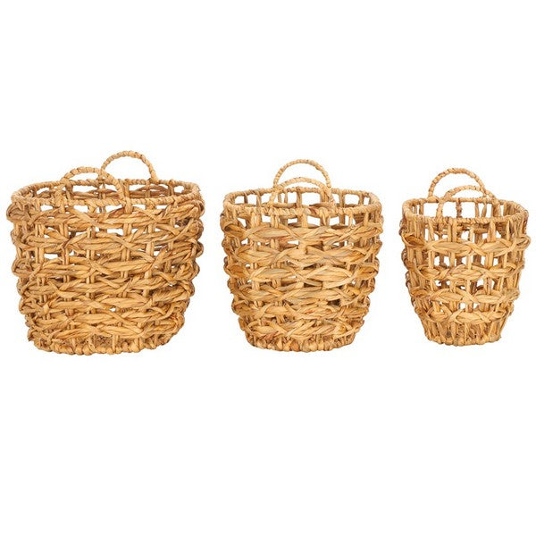 Langdon Natural Baskets -Set of 3 - The Mayfair Hall