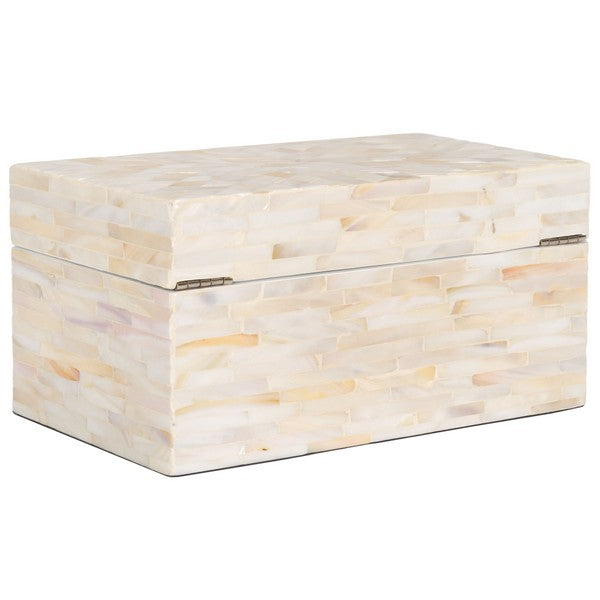 Sabryna Champagne Mother of Pearl Boxes - Set of 2 - The Mayfair Hall