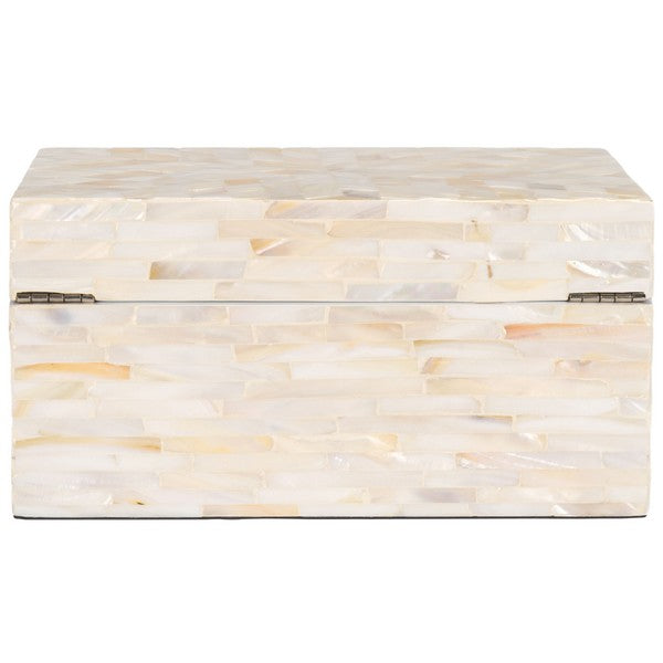 Sabryna Champagne Mother of Pearl Boxes - Set of 2 - The Mayfair Hall