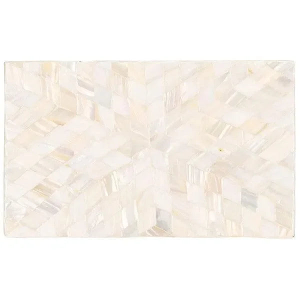 Safavieh Sabryna Champagne Mother of Pearl Boxes - Set of 2