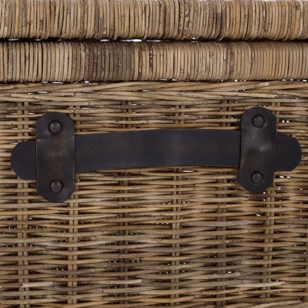 Sanaki Wood Storage Bin in Natural