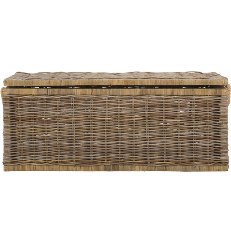 Elyse Rattan Trunk in Natural Unfinished