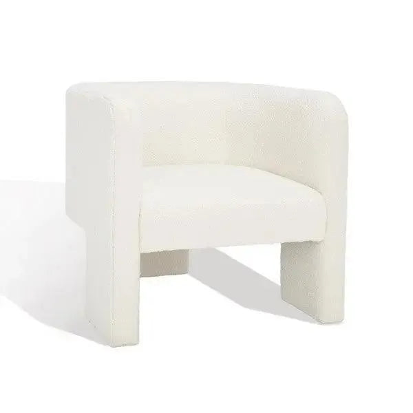 Safavieh Sammie 3 Leg Ivory Boucle Accent Chair