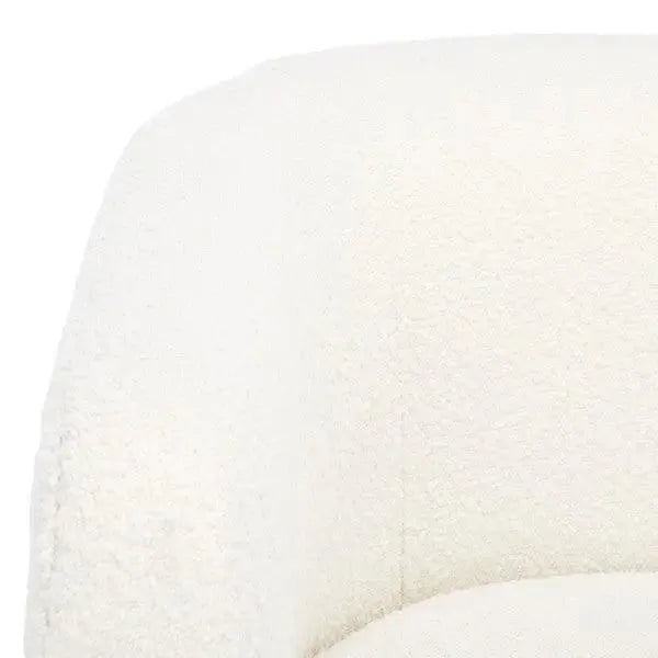 Safavieh Sammie 3 Leg Ivory Boucle Accent Chair