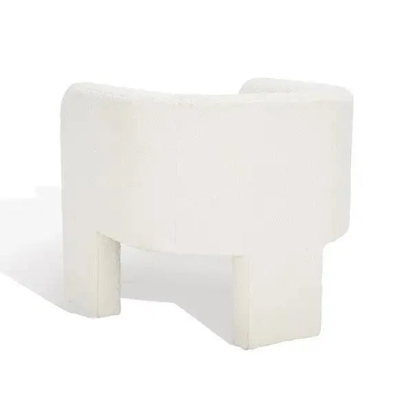 Safavieh Sammie 3 Leg Ivory Boucle Accent Chair