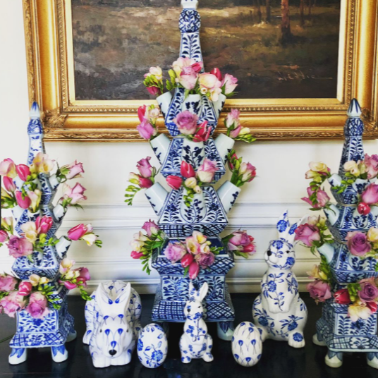 Original Blue and White Tulipiere