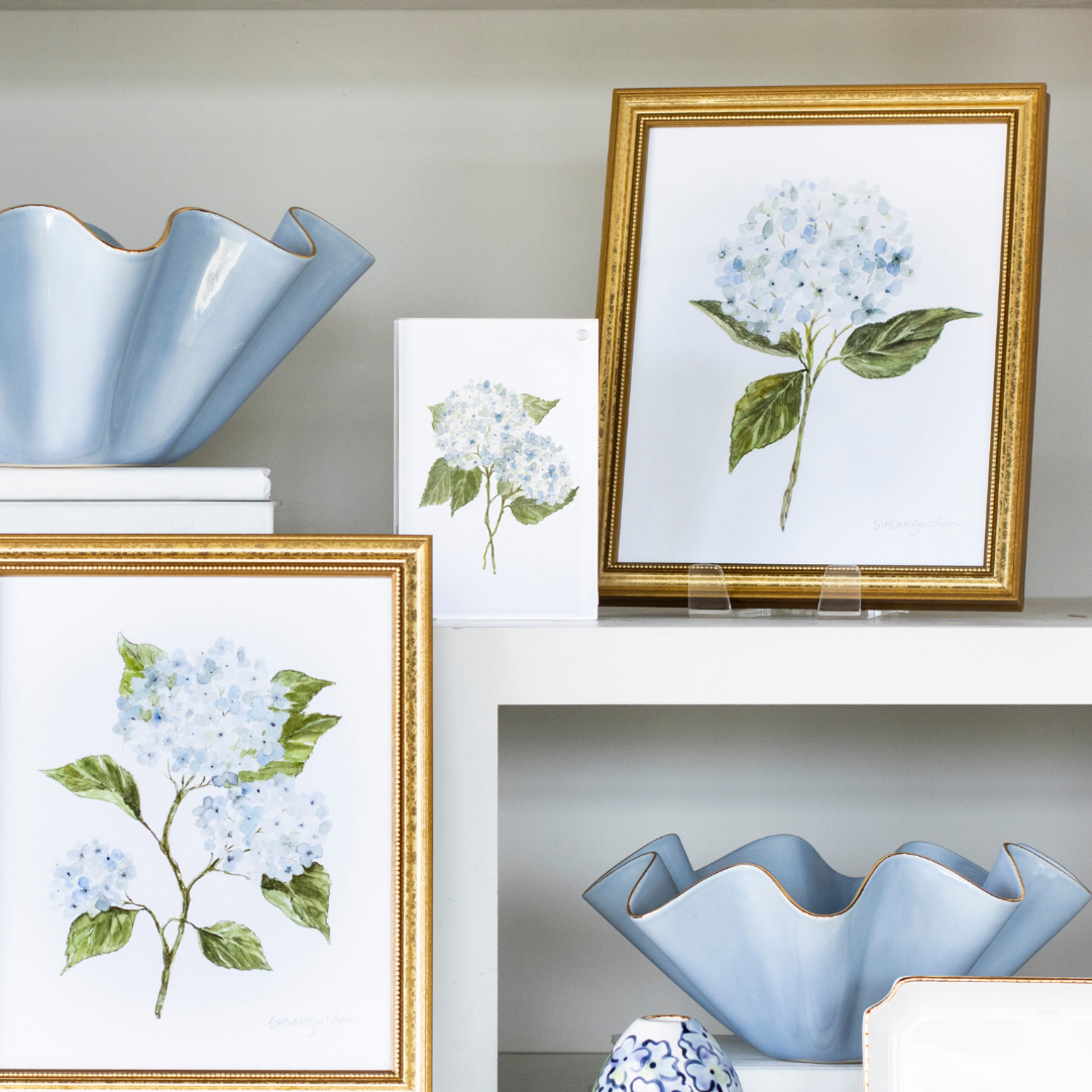 8x10 Hydrangea Print No. 1 By Susan Gordon