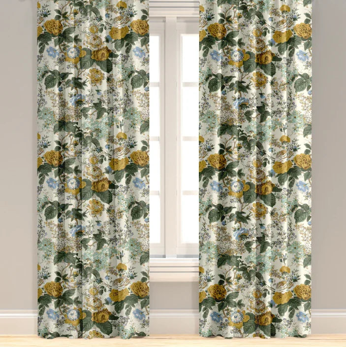 Georgia in Gold Drapery Panel - The Mayfair Hall