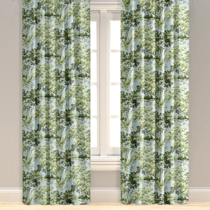 Ginger in Sanctuary & Eloise Drapery Panel - The Mayfair Hall