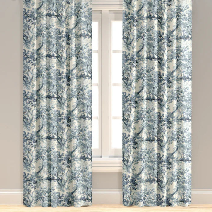 Ginger in Slate Drapery Panel - The Mayfair Hall